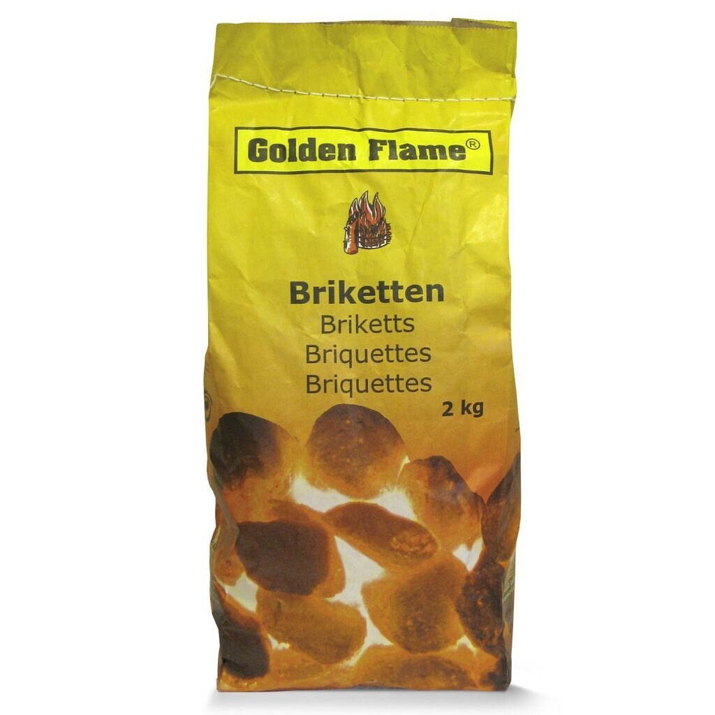 Goldene Flamme Goldene Flamme Holzkohle Briketts 2 kg