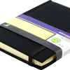 Kangaro Kangaro K-5106 Alphabetboek A6 A-Z Leinen Hardcover Schwarz, 208 Seiten, Leseband, elastischer