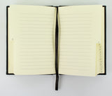 Kangaro Kangaro K-5106 Alphabetboek A6 A-Z Leinen Hardcover Schwarz, 208 Seiten, Leseband, elastischer - afbeelding 3