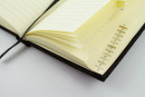 Kangaro Kangaro K-5106 Alphabetboek A6 A-Z Leinen Hardcover Schwarz, 208 Seiten, Leseband, elastischer - afbeelding 4
