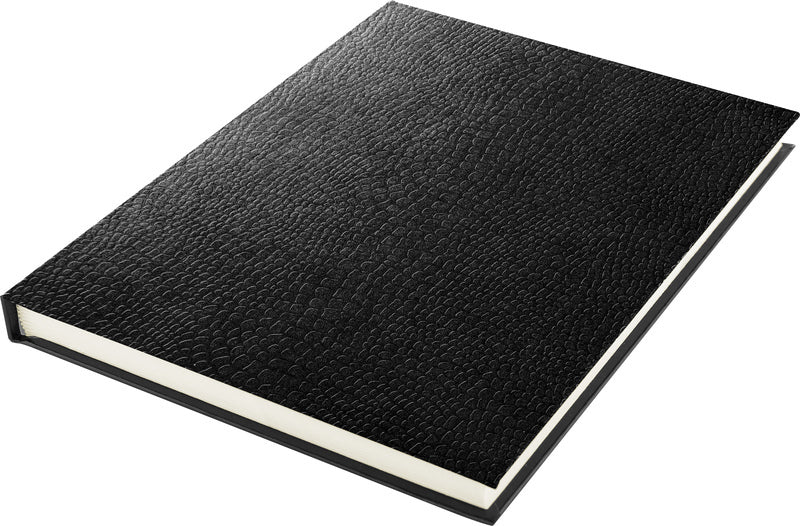 Kangaro Kangaro K-5320 Sketchbook A5 Creme 120gr Blanco Paper, 140 Seiten Hardcover Schwarz