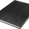 Kangaro K-5321 Sketchbook A4 Creme 120gr Blanco Paper, 140 Seiten Hardcover-Abdruck Schlange Schwarz