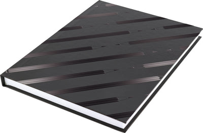 Kangaro Kangaro K-5585 Dummyboek A5 Blanco Hard Cover 80 Seite 140grs Schwarzes Design