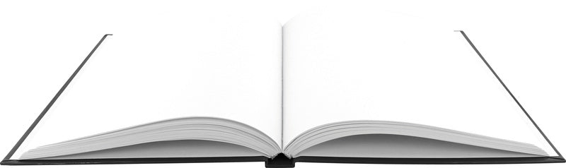 Kangaro Kangaro K-5585 Dummyboek A5 Blanco Hard Cover 80 Seite 140grs Schwarzes Design