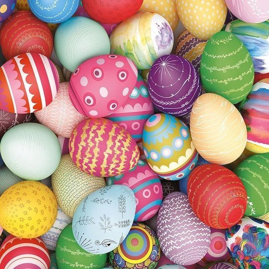 Ambiente Ambiente Servietten Ostern 33 cm Bunte Eier