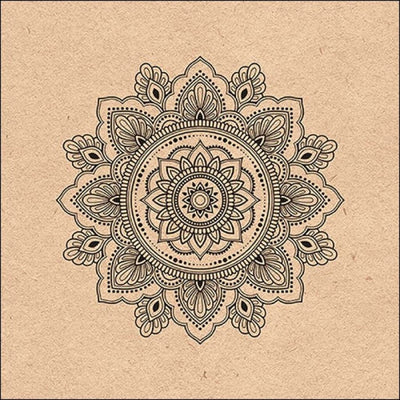 Ambiente Ambiente Servietten 33x33cm Mandala Natur 20 Stücke