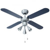 Bestron DLHB42S Deckenventilator mit Beleuchtung
