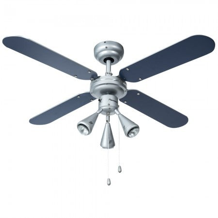 Bestron DLHB42S Deckenventilator mit Beleuchtung