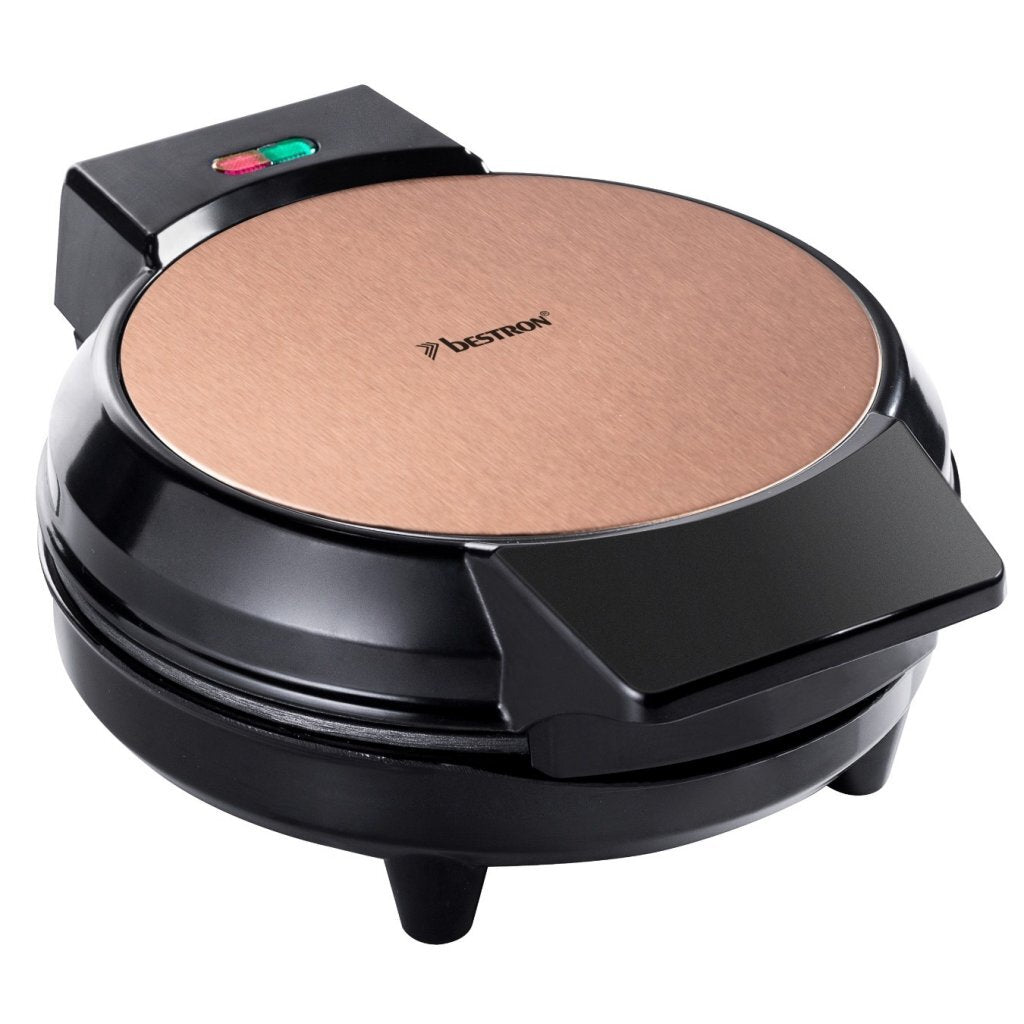 Bestron AWM700CO Waffle Iron Hearts 700W Kupfer Schwarz