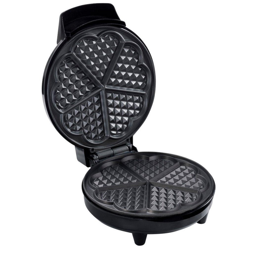 Bestron AWM700CO Waffle Iron Hearts 700W Kupfer Schwarz