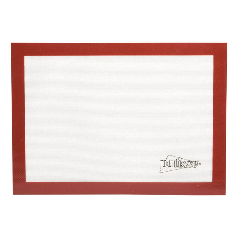Patisse Patisse Silicon Bakmat 52x32 cm Rot Weiß