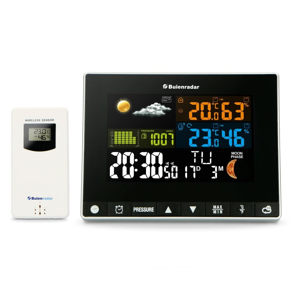 Alecto Alecto BR700 Buienradar 3in1 Wetterstation Schwarz