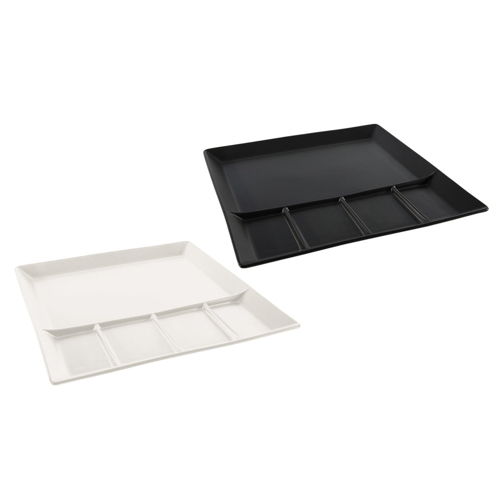 Verschiedenes Fondueboard 24,5 x 24,5 cm schwarz oder weiß