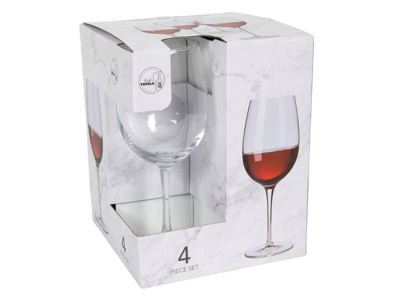 Rotweingläser 460 ml, 4er-Set