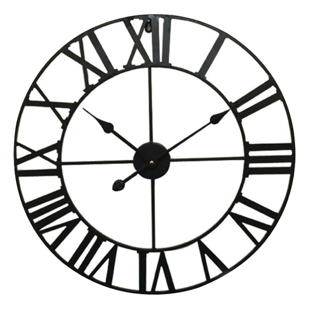 Bilanz Balance 306874 Wanduhr 60 cm analog schwarz