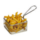 Gusta Gusta Pommes, die Korb Edelstahl servieren
