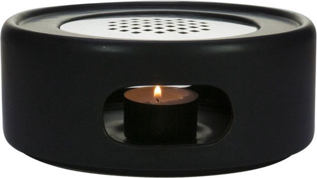 Gusta Gusta Irenware Rechaud Teelight Fika Black 17x7 cm