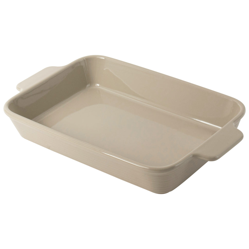 Gusta Gusta Rustikale Backform 37,8x22,5x6 cm Keramik Beige