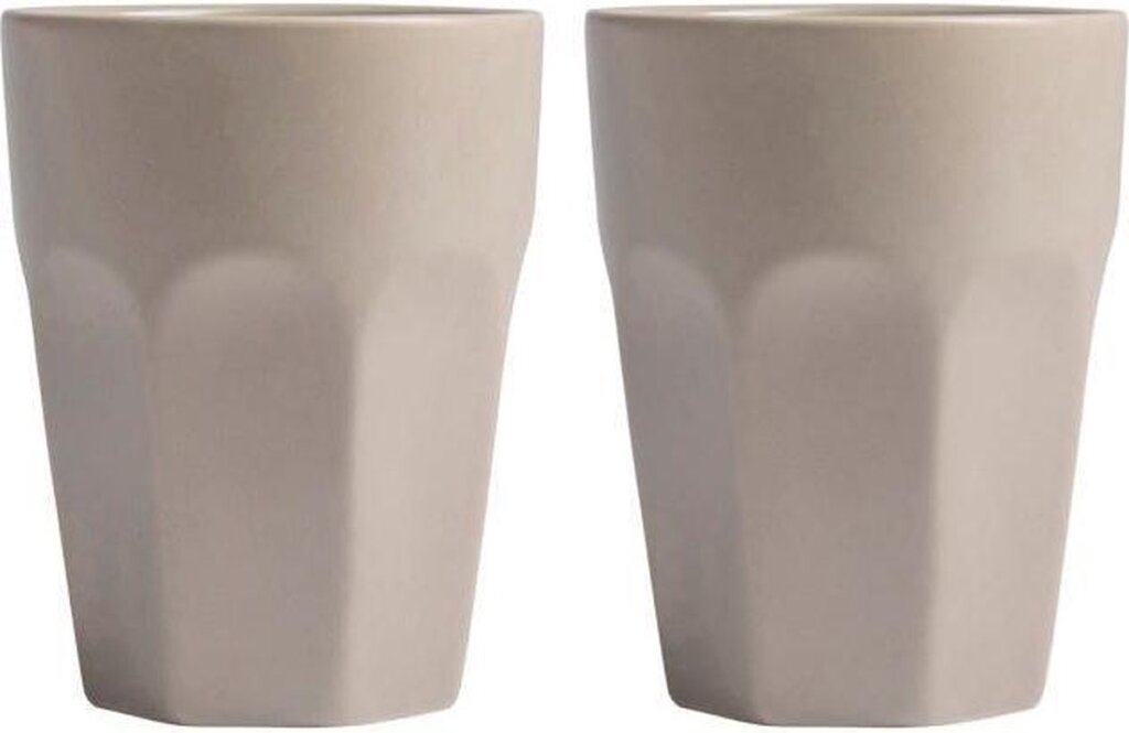Gusta Gusta -Becher Set 2 Teile grau 9.5x7.5