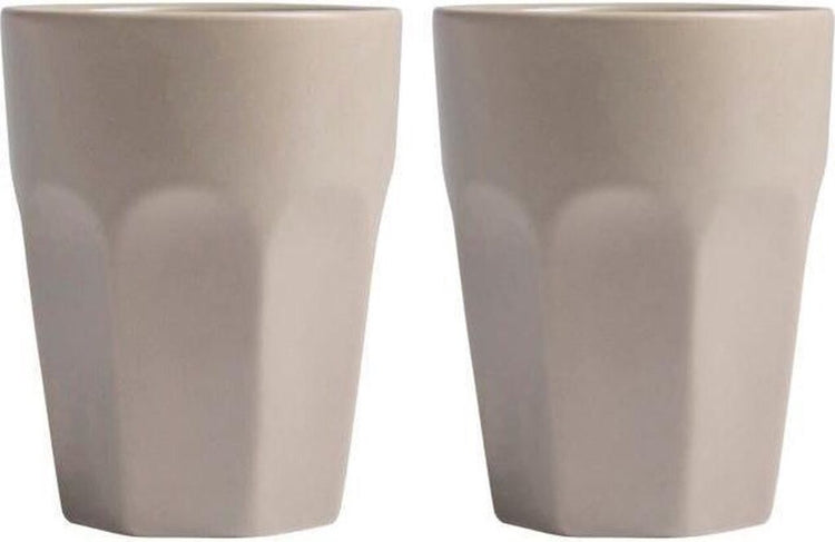 Gusta Gusta -Becher Set 2 Teile grau 9.5x7.5
