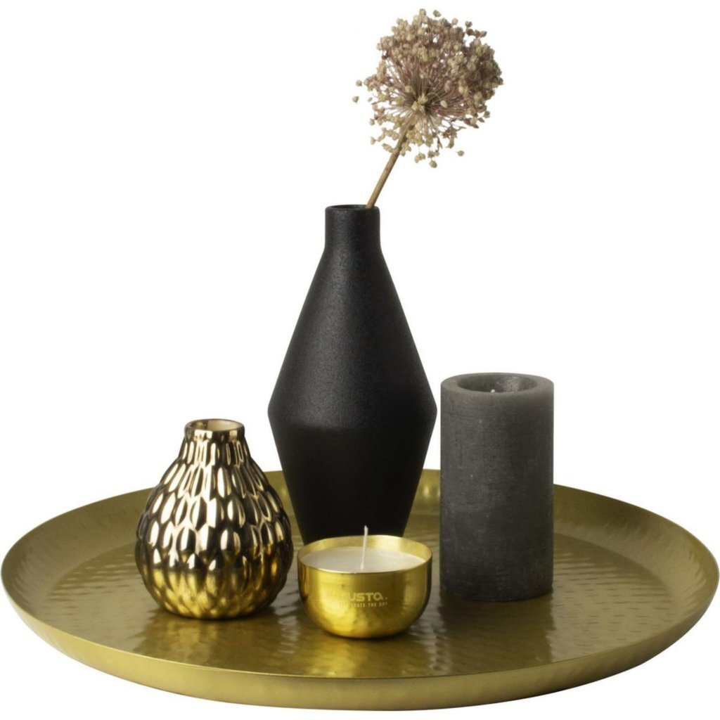 Gusta -Wand- und Dekorationsskala Gold 38 cm