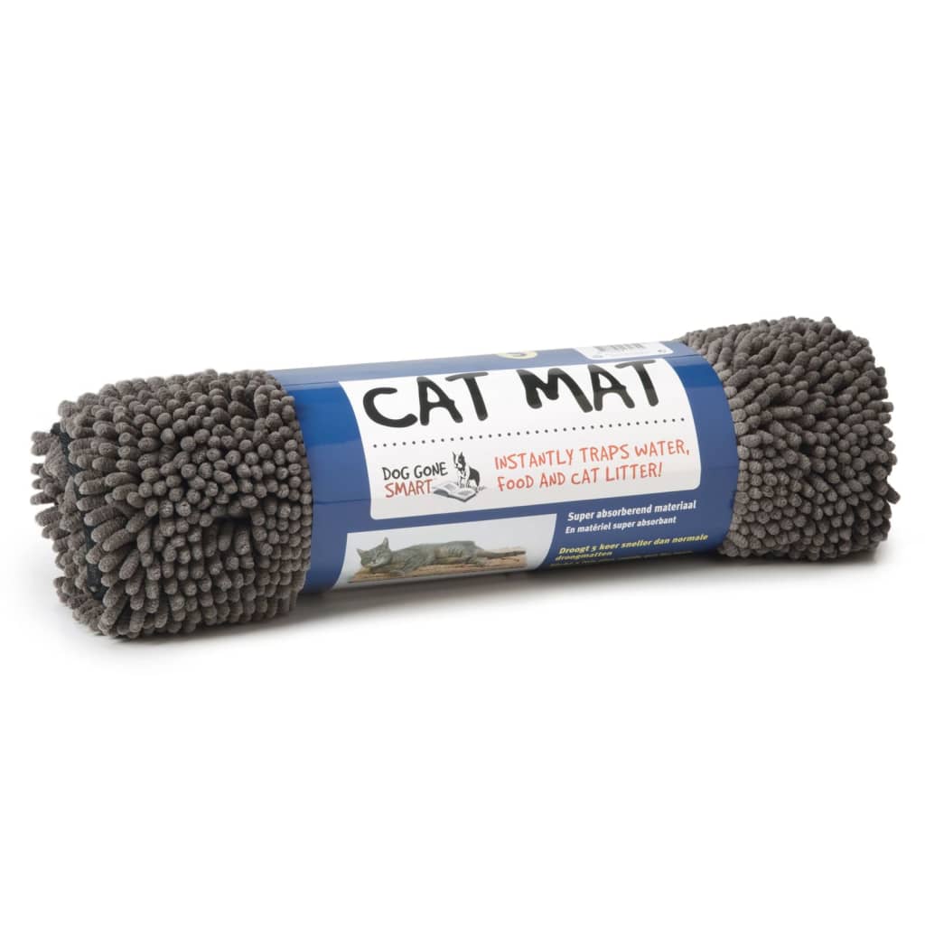 Hund Gone Smart Dog Gone Smart Droogloopmat für Katzen 60x40 cm Grau