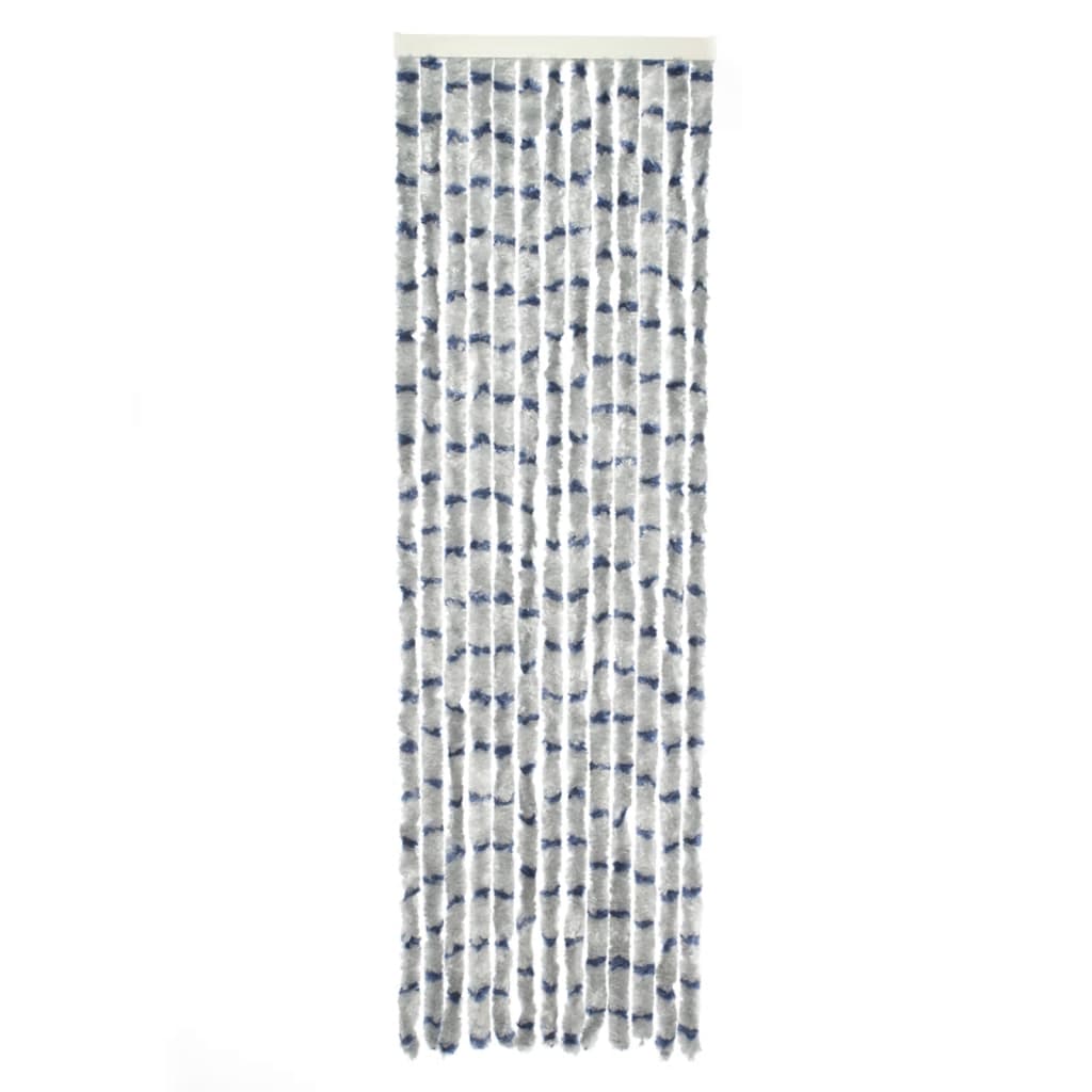Travellife Travellife Fly Vorhang Chenille Streifen 185x56 cm grau und blau