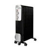 Inventum Inventum KO931B Ölgefüllter Kühler 2000W Schwarz Silber
