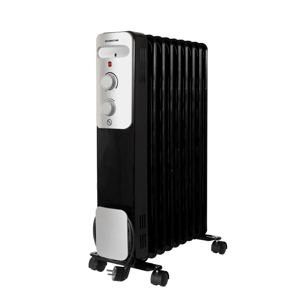 Inventum Inventum KO931B Ölgefüllter Kühler 2000W Schwarz Silber
