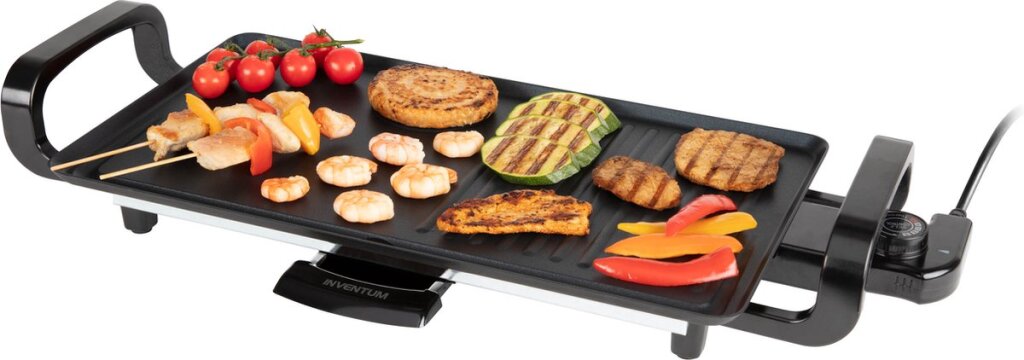 Inventum Inventum GP450B Grillplatte 45x25 cm Schwarz