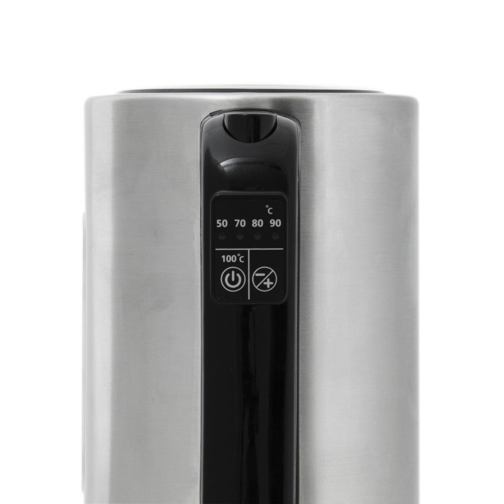 Inventum Inventum hw817d schnaderloser Wasserkocher 2200W 1,7L Edelstahl Schwarz