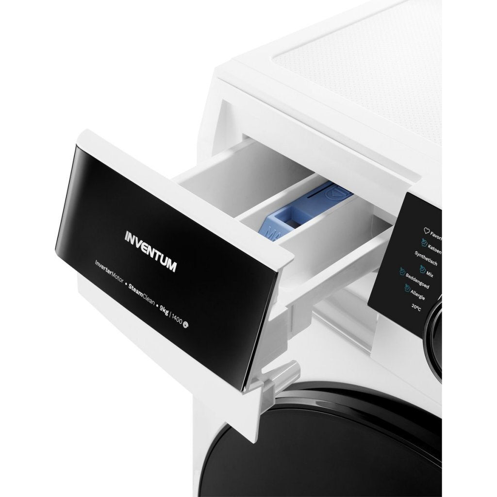 Inventum vwm9010w Waschmaschine 9 kg weiß schwarz