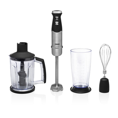 Princess 221221 Stabmixer-Set aus schwarzem Edelstahl