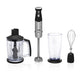 Princess 221221 Stabmixer-Set aus schwarzem Edelstahl