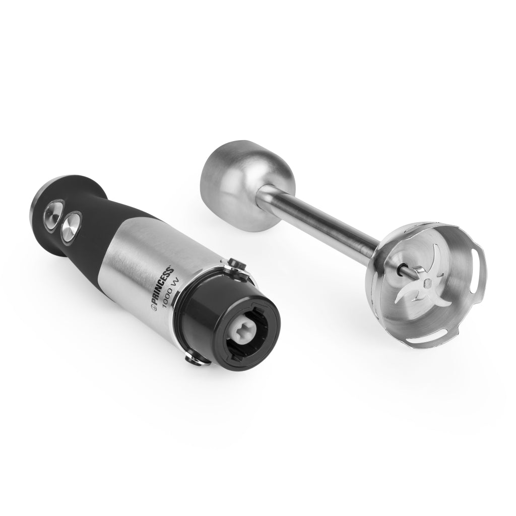 Princess 221221 Stabmixer-Set aus schwarzem Edelstahl