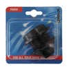ScanPart Scanpart -Lampenanpassungs -E27 Schwarz mit Ring