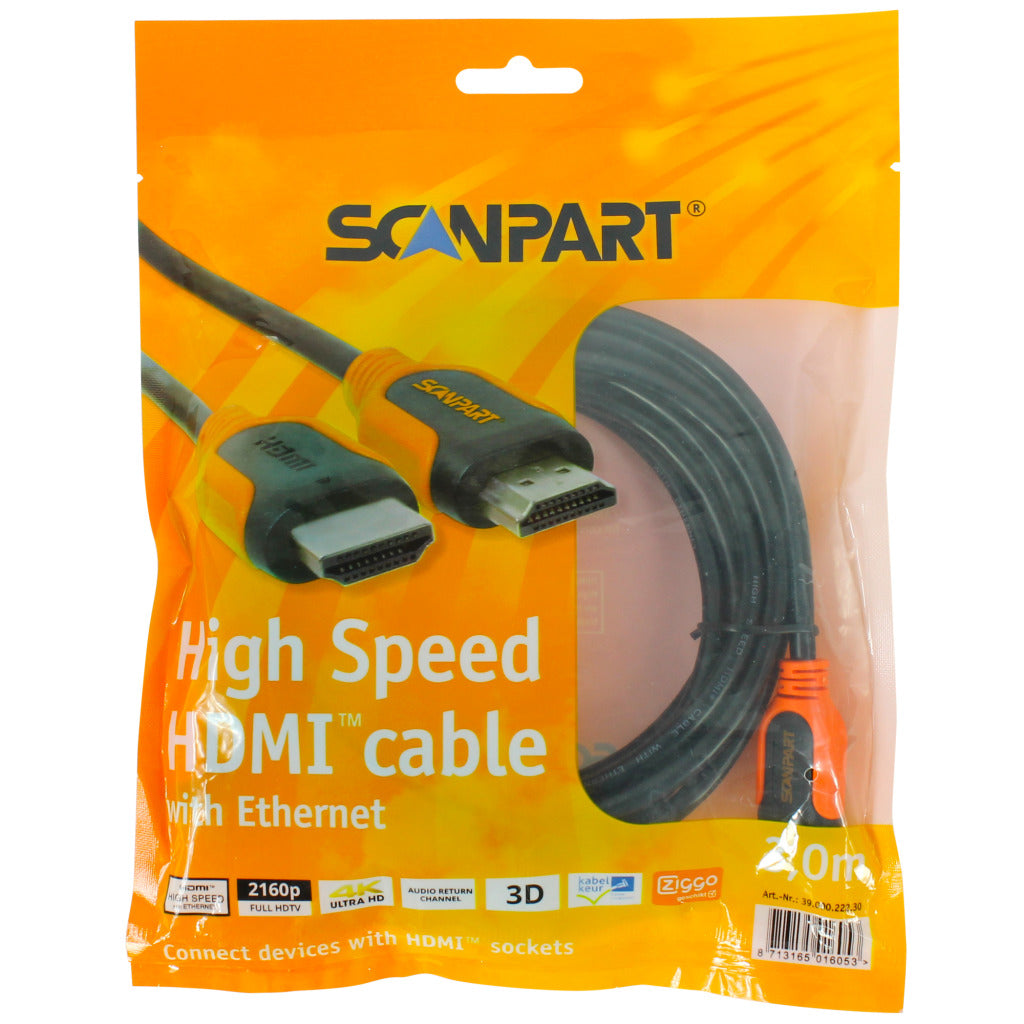 ScanPart ScanPart HDMI -Kabel Oranje 3M