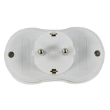 Scanpart zwei -Way -Stecker mit geerdetem Weiß - afbeelding 5