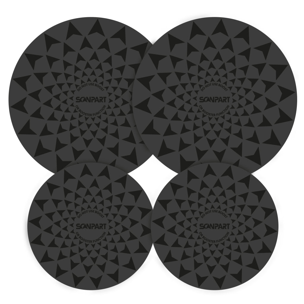 ScanPart Scanpart Speed ​​-Induktionsmatte 2x20 2x26 cm Schwarz