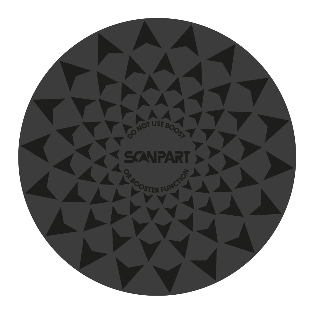 ScanPart Scanpart Speed ​​-Induktionsmatte 2x20 2x26 cm Schwarz