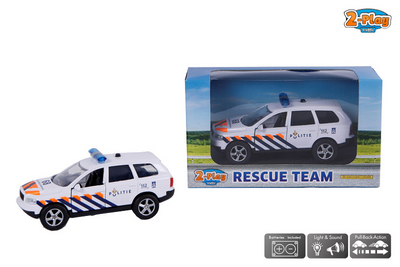 2-sly-Die-Cast-Polizei-NL-Licht und Klang zurückziehen