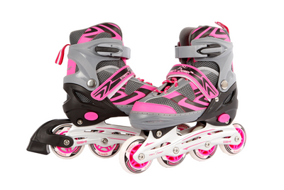 Kinder Skating Pink Grey, Größe 29-32