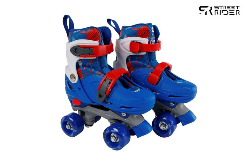 Street Rider Roller Skates Blau einstellbar, Größe 27-30