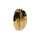 Verschiedene Vase Gold Carambola Erdgeschoss 12.5x12.5x18,5 cm