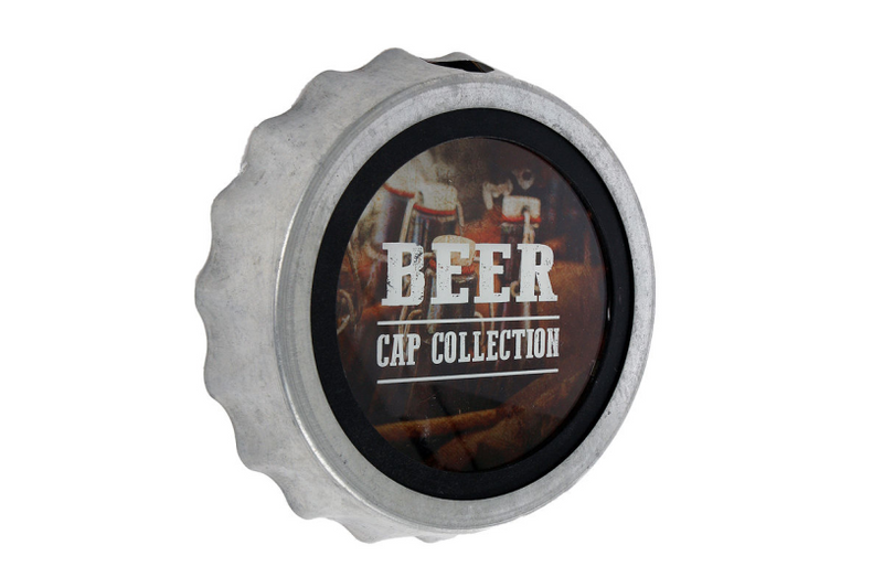 Wanddekorationen Bierkappe Sammlung Metall 24x24x5 cm
