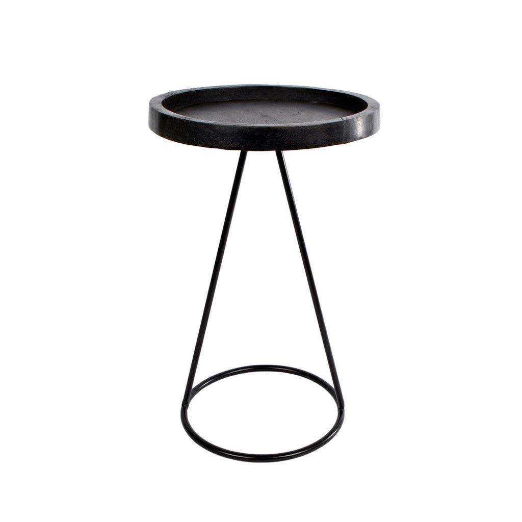 Van Manen Van Manen Tisch Marcel Black Hout 25x25x38cm