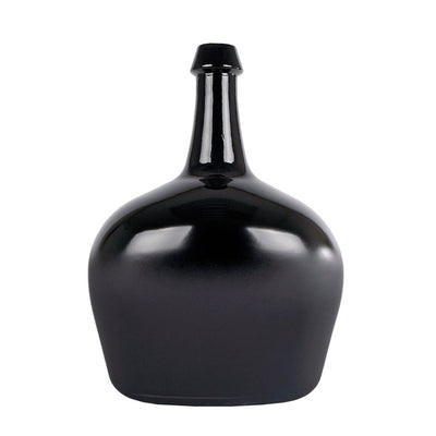 Verschiedene Vase Graffa Victoria L Matt Glossy Black 27x20x38 Glas