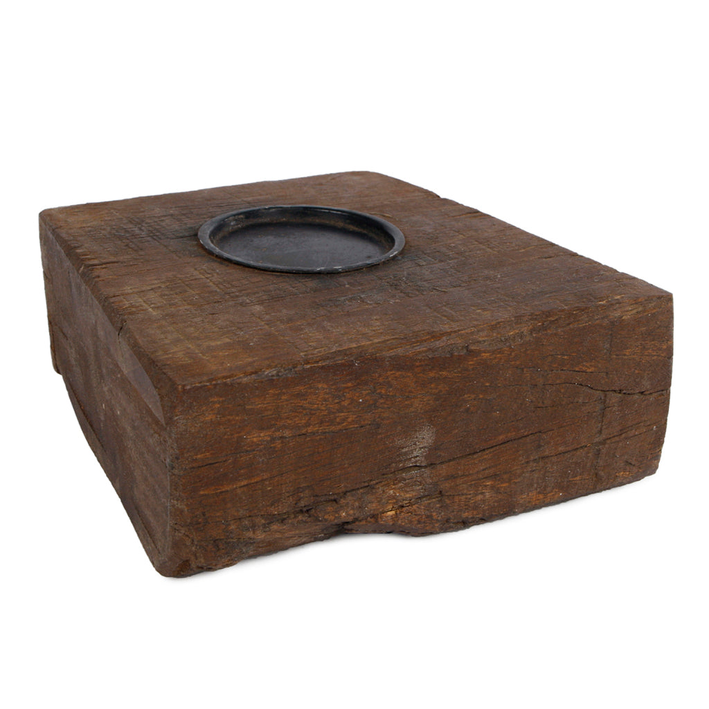 Verschiedenes Candlestick Wim gemischte Farben recyceltes Holz