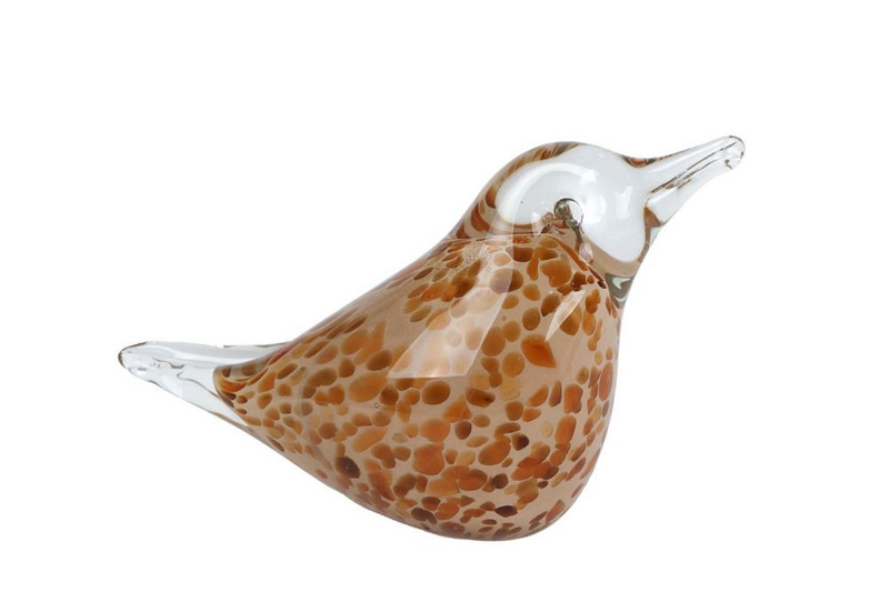 Skulptur Vogelglas 15x6x9,5 cm