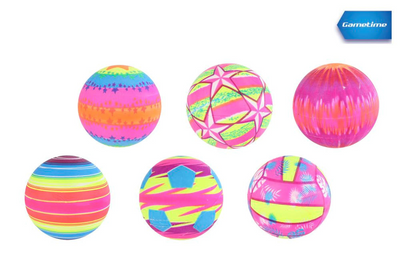 Gametime bal neon im net, 10 cm